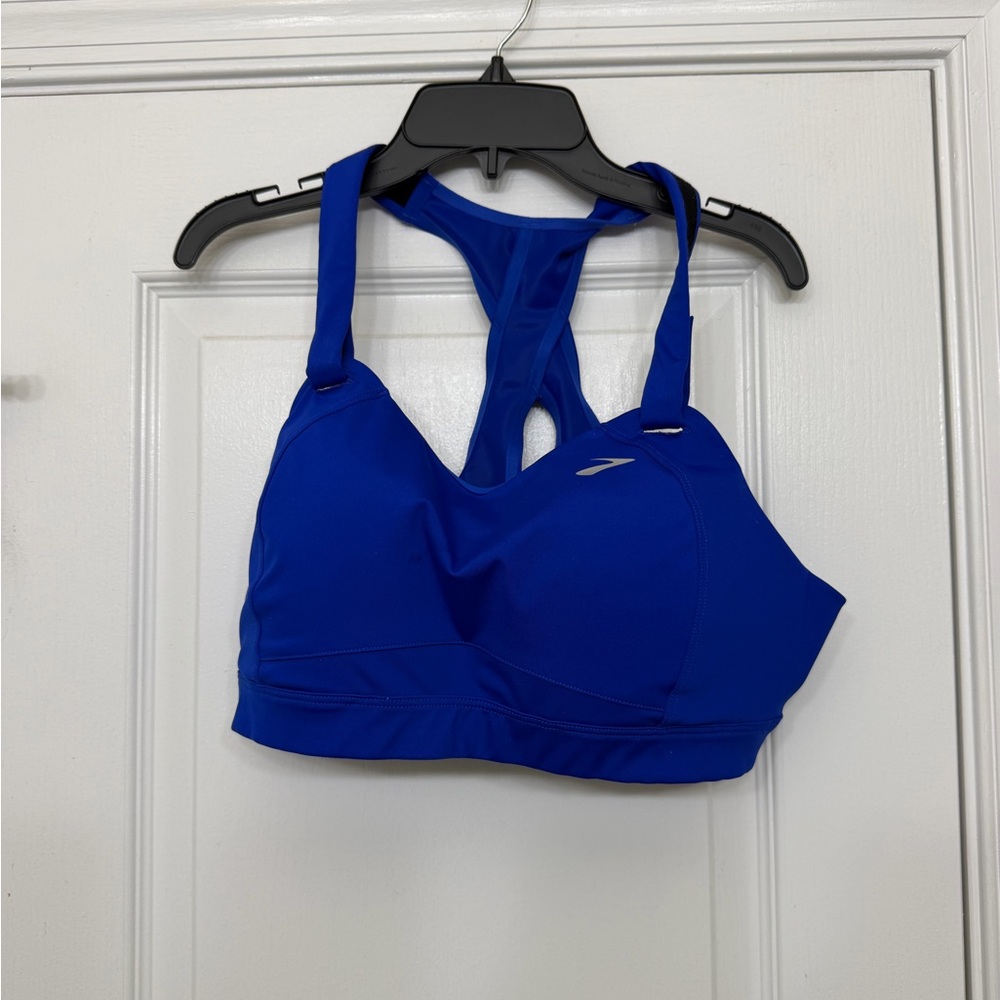 Brooks Juno 38C Adjustable Sports Bra - Blue
